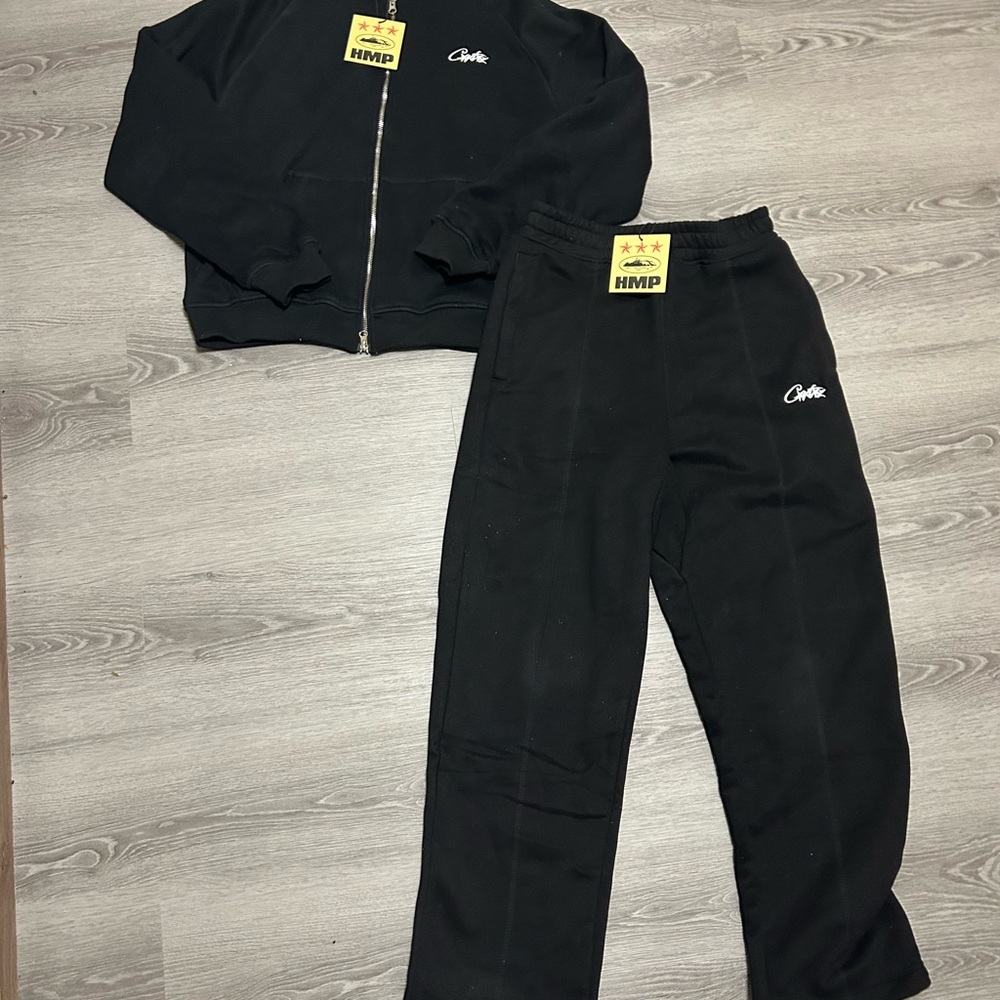 Corteiz Black Men's Jogger Set